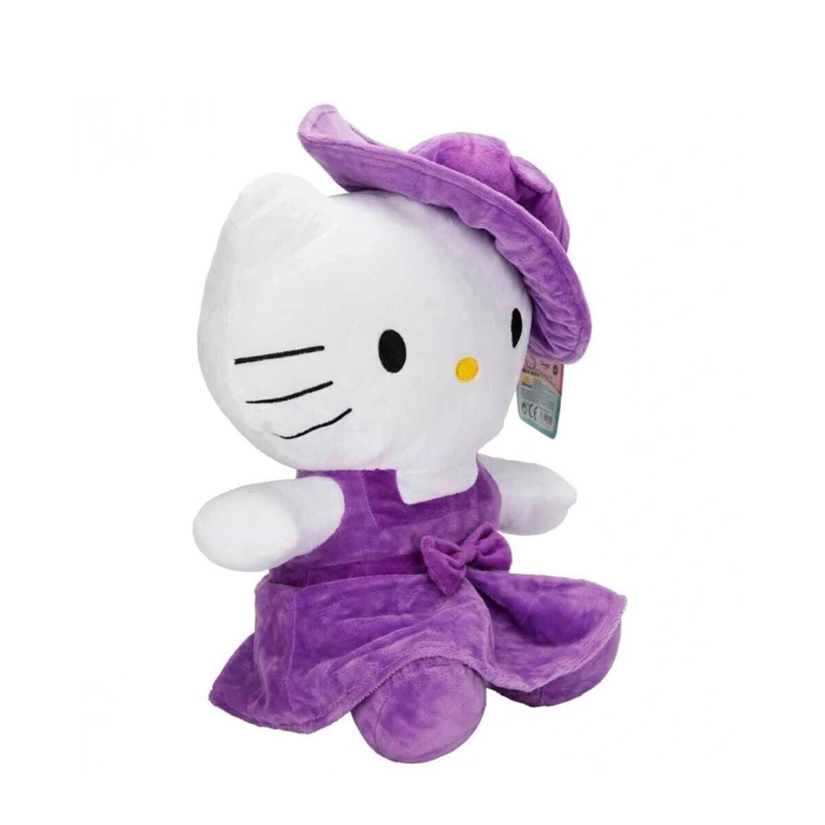 2089 Hello Kitty Şapkalı Peluş 36 cm - 1  Adet Stokta Olan Gönderilir