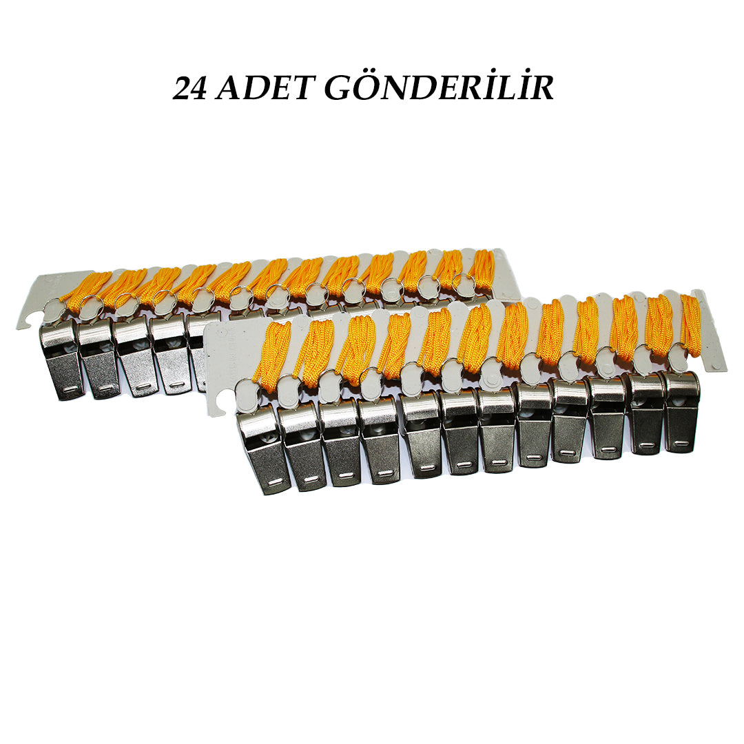 24 ADET METAL DÜDÜK (4887)