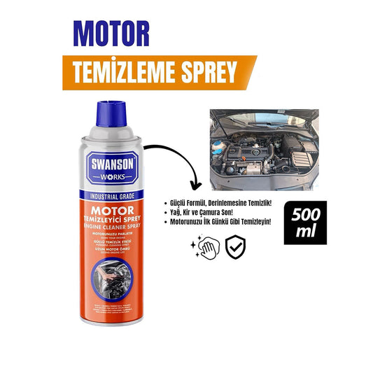 24 ADET MOTOR TEMİZLEME SPREY 500 ML (4887)