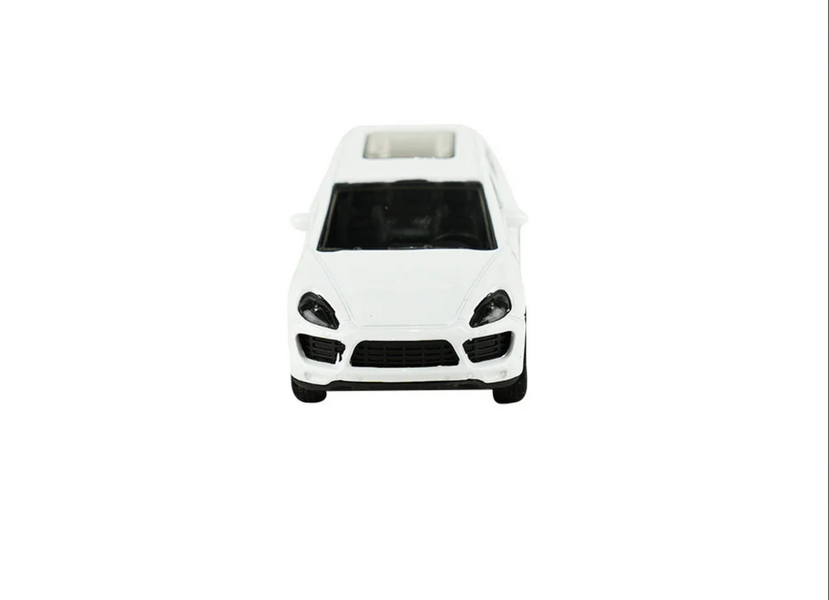 Die Cast Metal Çek Bırak Beyaz Suv