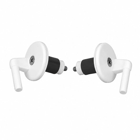 2PCS ÜSTTEN SIKMALI PLASTİK KLOZET KAPAK MENTEŞESİ VİDASI (4887)