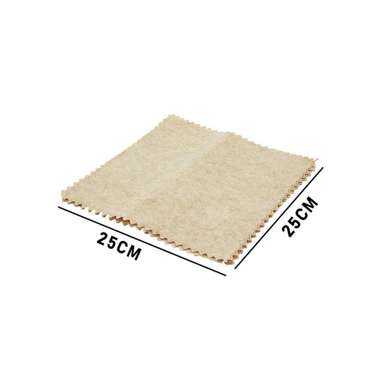 3 PCS 25X25CM YEŞİL LİF KABAK BİTİKİ ÜRETİMİ SAF DOĞAL TEMİZLİK BEZİ (4887)