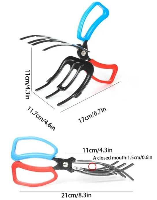 3 Pençeli 11 cm Balık Sabitleyici Maşa (4887)