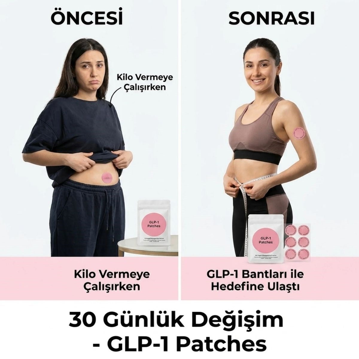 30 Adet Kilo Yönetimi Destek Bantları – İştah Kontrolü ve Günlük Wellness Desteği (4887)
