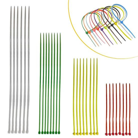 30 Parça Plastik Kablo Kelepçe Seti Kablo Düzenleyici Bağlama Bantları (4887)
