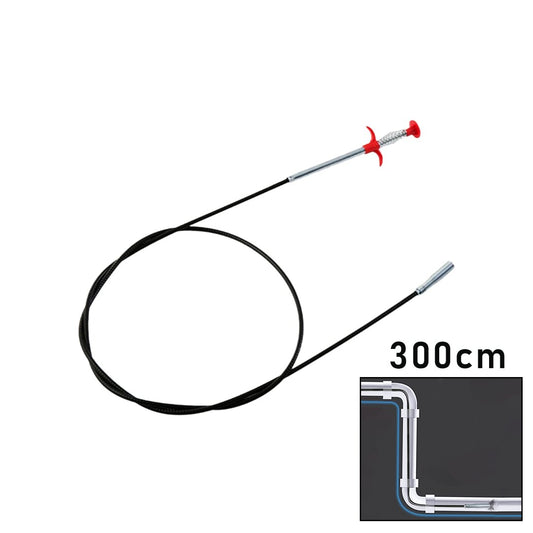 300CM YAYLI - KISKAÇ LAVABO - GİDER VB.TEMİZLEME - ÇOK AMAÇLI ÇUBUK (4887)