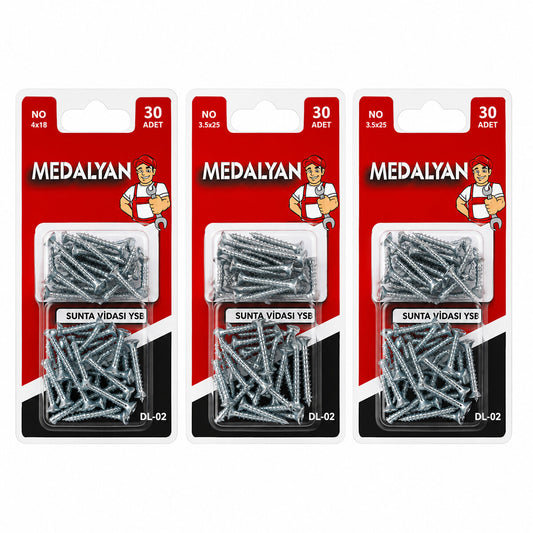 360 ADET 3.5X25 SUNTA VİDASI 12X30PCS (4887)