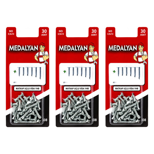 360 ADET 3.9X13 MATKAP UÇLU VİDA YHB 12X30PCS (4887)