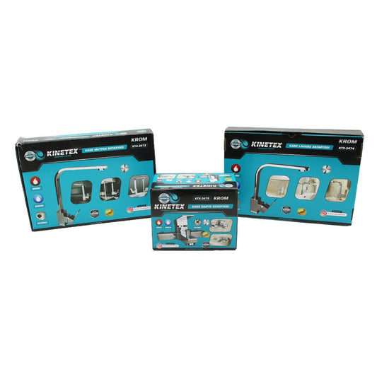 3LÜ KARE SET AÇ KAPA KROM BATARYA MUSLUK FİLTRELİ KARE BANYO+KARE EVYE MUTFAK+KARE LAVABO (4887)