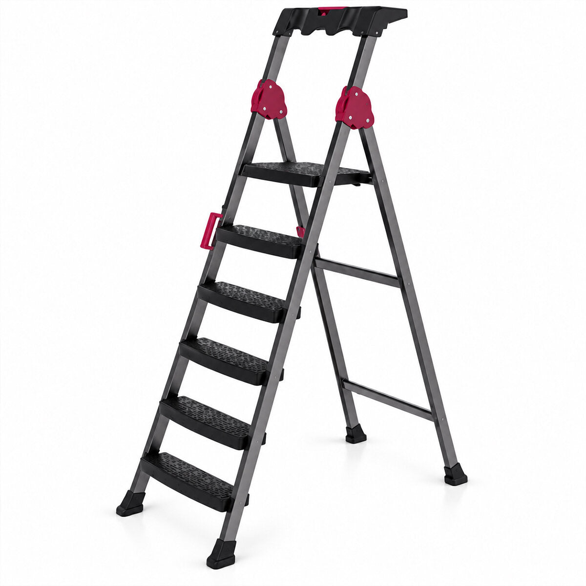 5+1 BASAMAKLI METAL MERDİVEN 150KG.TAŞIMA (4887)