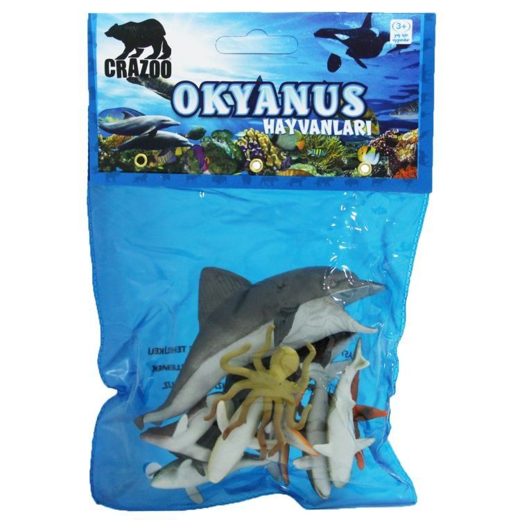 Okyanus Hayvanları Poşetli S00000704 - 1  Adet Stokta Olan Gönderilir