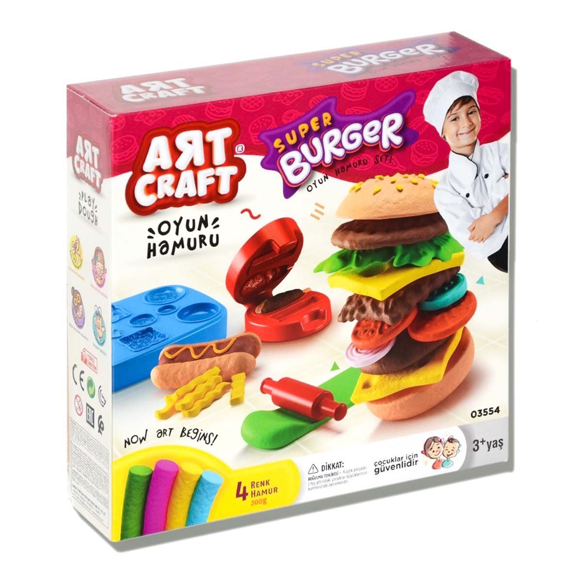 Dede Hamburger Oyun Hamuru Seti 03554