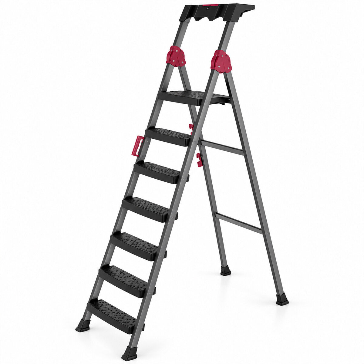 6+1 BASAMAKLI METAL MERDİVEN 150KG.TAŞIMA (4887)