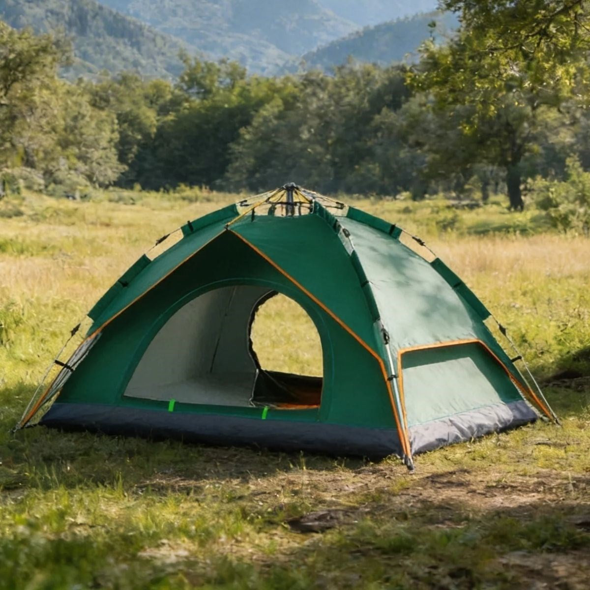 6 Kişilik Otomatik Kamp Çadırı – Çift Katmanlı, Suya Dayanıklı, Hızlı Kurulum Outdoor Aile ve Doğa Çadırı 200x250x150 cm (4887)