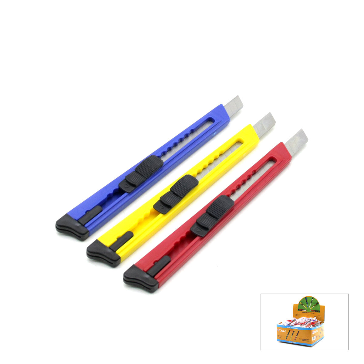 60 ADET KÜÇÜK PLASTİK FALÇATA MAKET BIÇAK (4887)