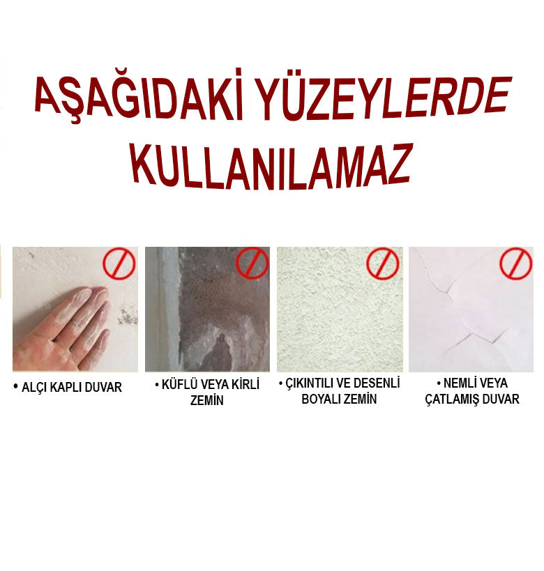 60 Parça Çok Amaçlı Çift Taraflı Bant 1 cm x 4 cm (4887)