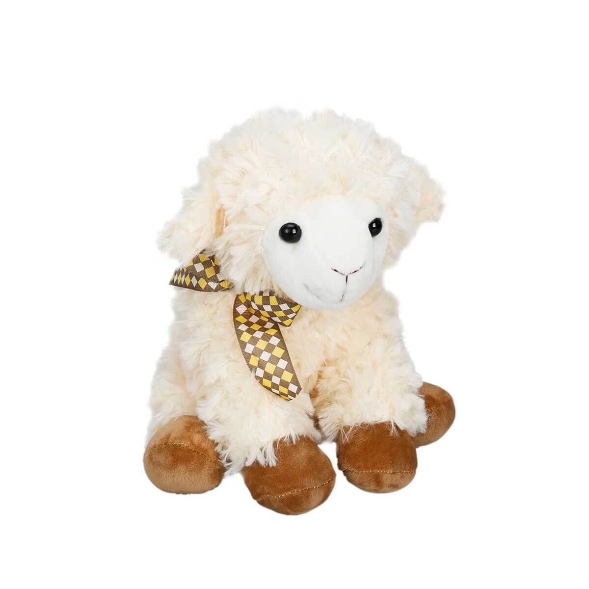 Oturan Peluş Kuzu 24 cm S02001509