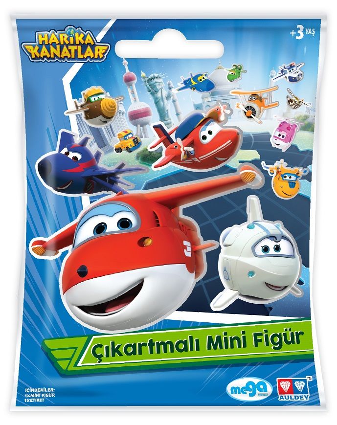 Harika Kanatlar Çıkartmalı Mini Figür Paket 20900  Sürpriz Paket - 1  Adet Fiyatıdır