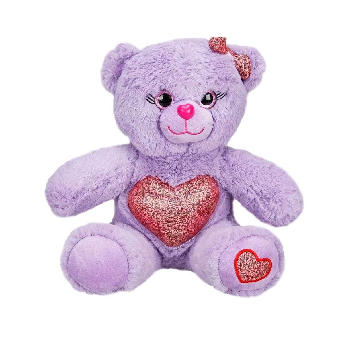 Renkli Peluş Ayı 26 cm.  -1 Adet Stokta Olan Gönderilir