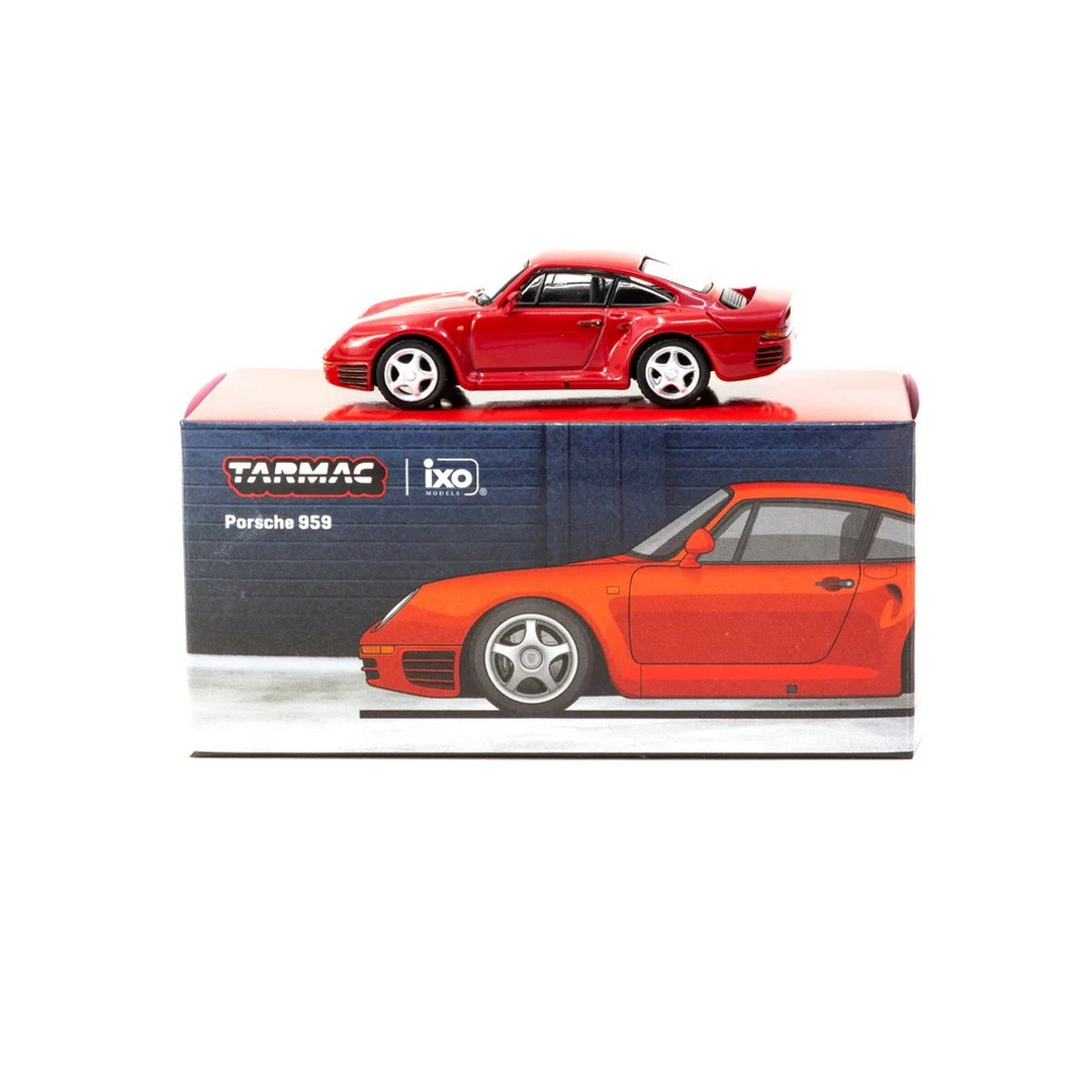 Tarmac Works X iXO Models 1/64 Porsche 959 Red T64G-068-RE