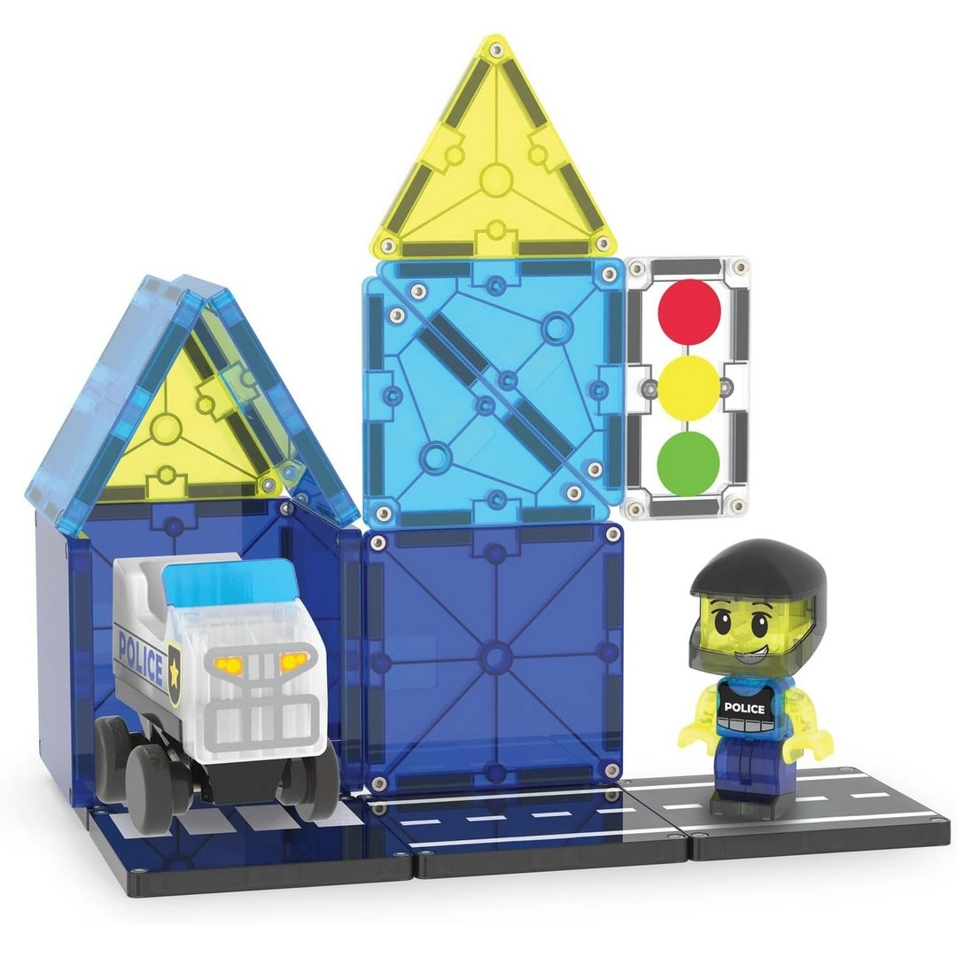 Magna Tiles Polis Devriyesi 20 Parça