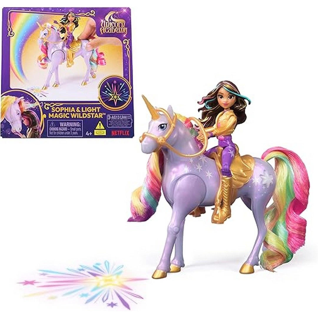 Unicorn Academy Sophia & Light Magic Wildstar Figür