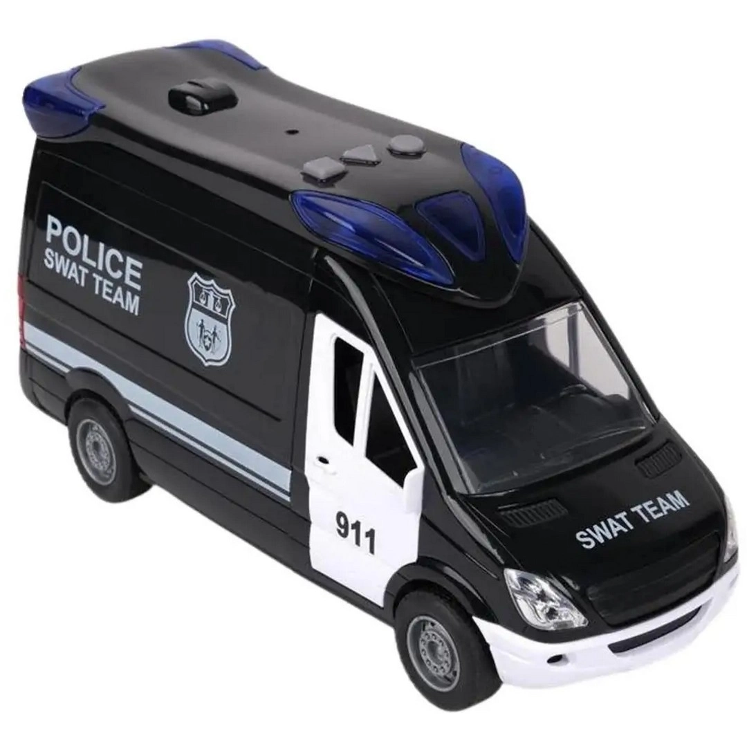 Lc Sesli Ve Işıklı Polis Minibüsü LC-31362