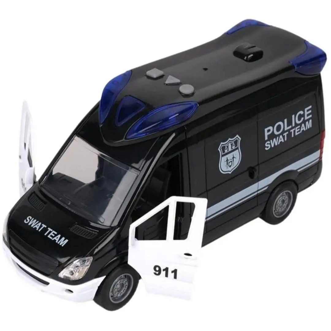 Lc Sesli Ve Işıklı Polis Minibüsü LC-31362