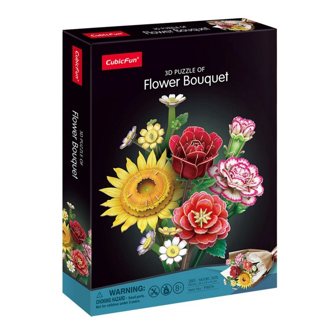 Büyük Aranjman Buketi 3D Puzzle CUB/P867h