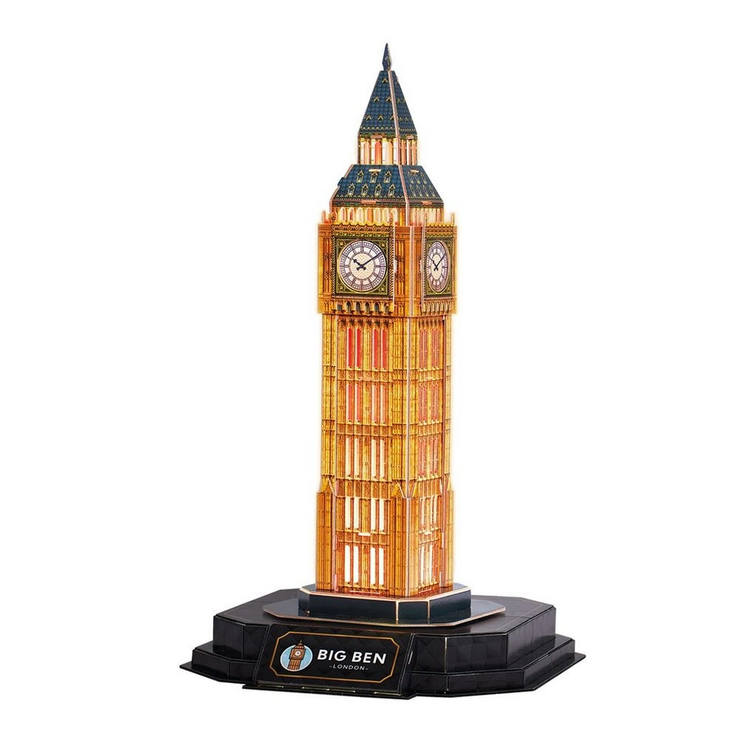 BIG BEN 3D Puzzle Led Işıklı CUB/L537h