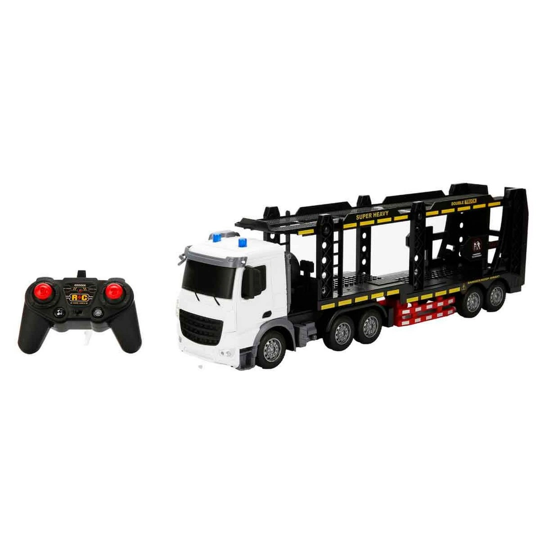 1:18 Suncon Sesli ve Işıklı USB Şarjlı Uzaktan Kumandalı Taşıyıcı Kamyon 50 cm S00004326