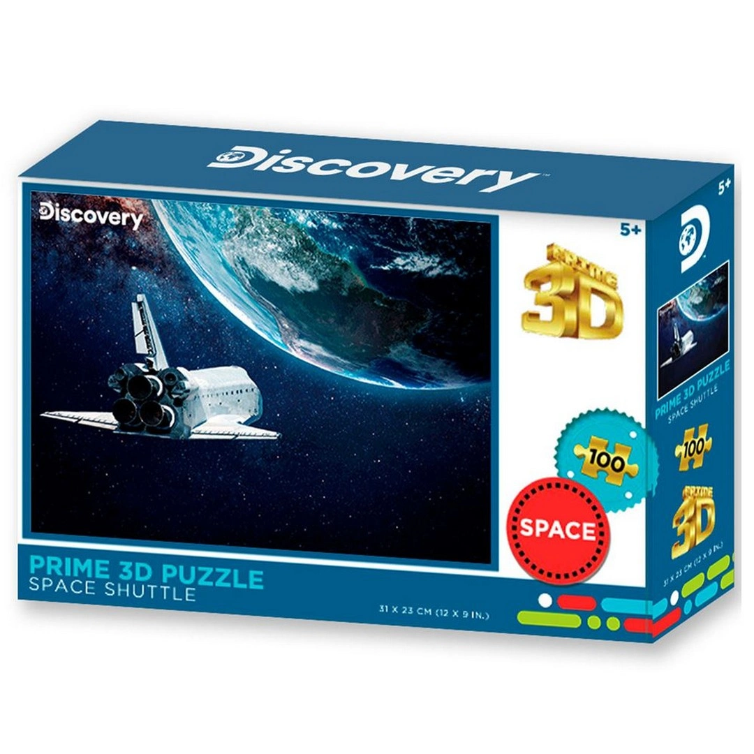 Prime 3D Discovery Uzay Mekiği Puzzle 100 Parça