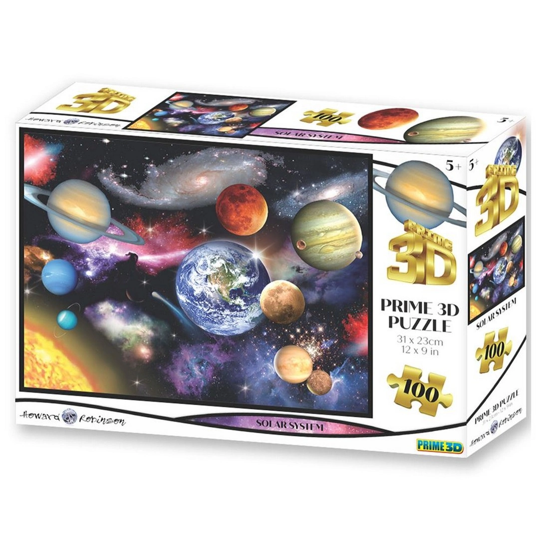 Prime 3D Solar Sistem Puzzle 100 Parça