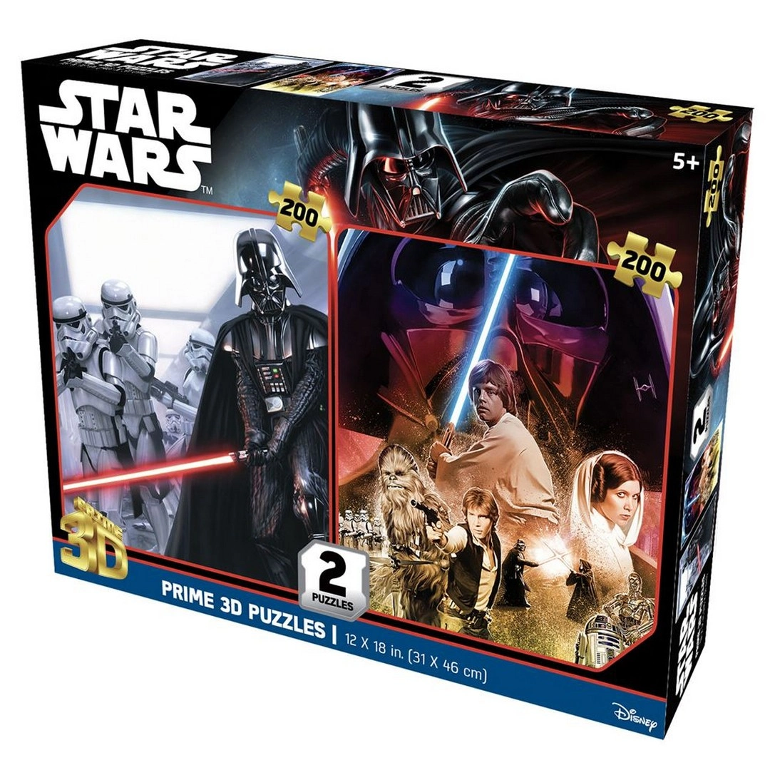 Prime 3D Star Wars Classic İkili Puzzle 200 Parça