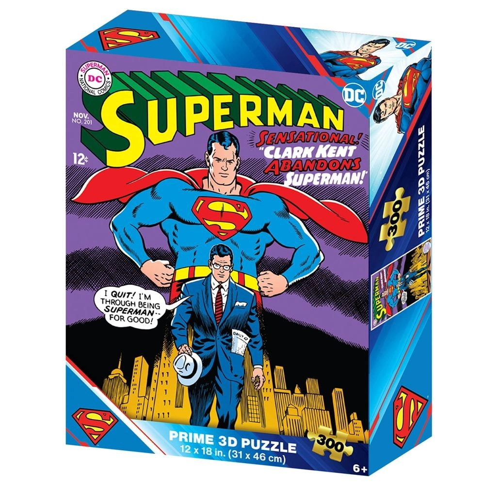 Prime 3D DC Comics Superman Puzzle 300 Parça