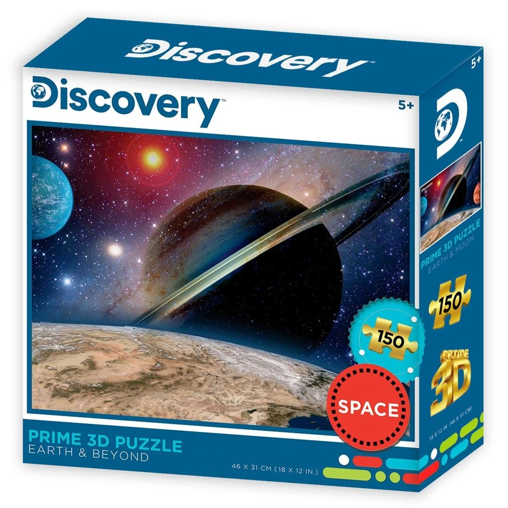 Prime 3D Discovery Dünya ve Ötesi Puzzle 150 Parça
