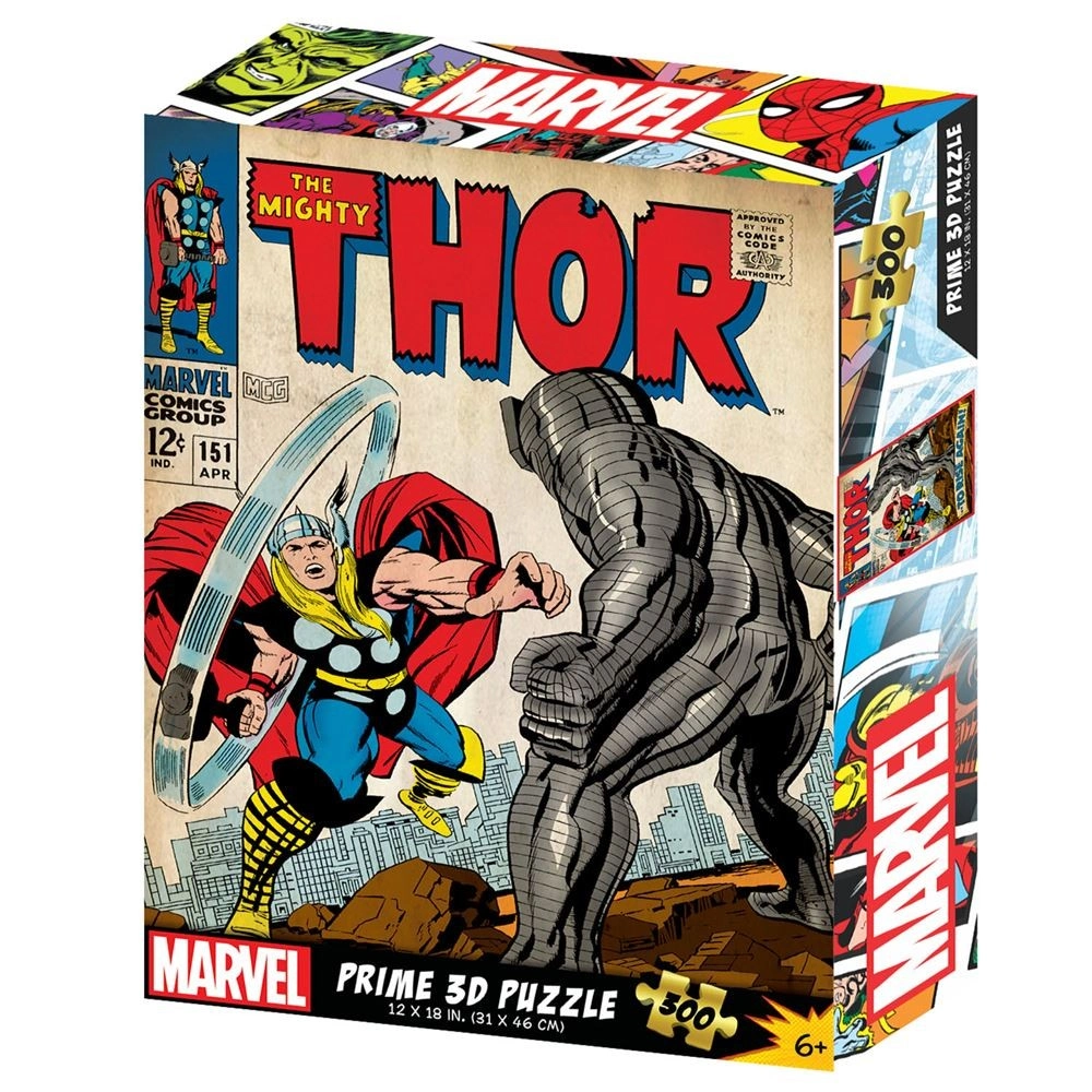 Prime 3D Marvel Comics Thor Puzzle 300 Parça