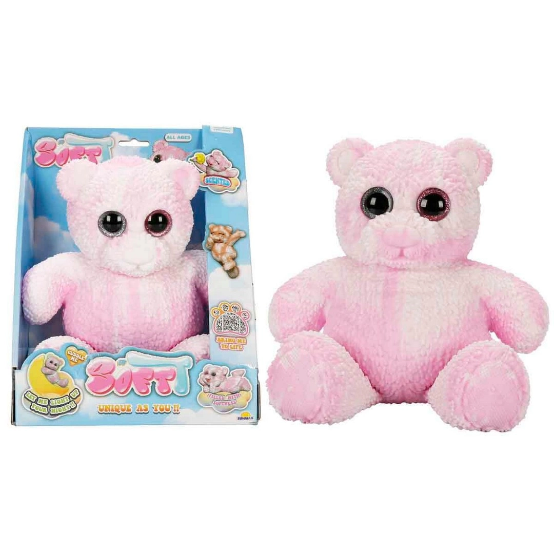 SoftT Karanlıkta Parlayan Deluxe Yumuşak Ayıcık