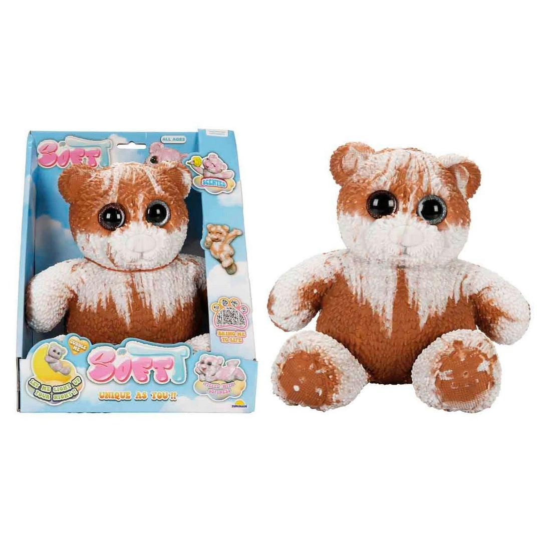 SoftT Karanlıkta Parlayan Deluxe Yumuşak Ayıcık