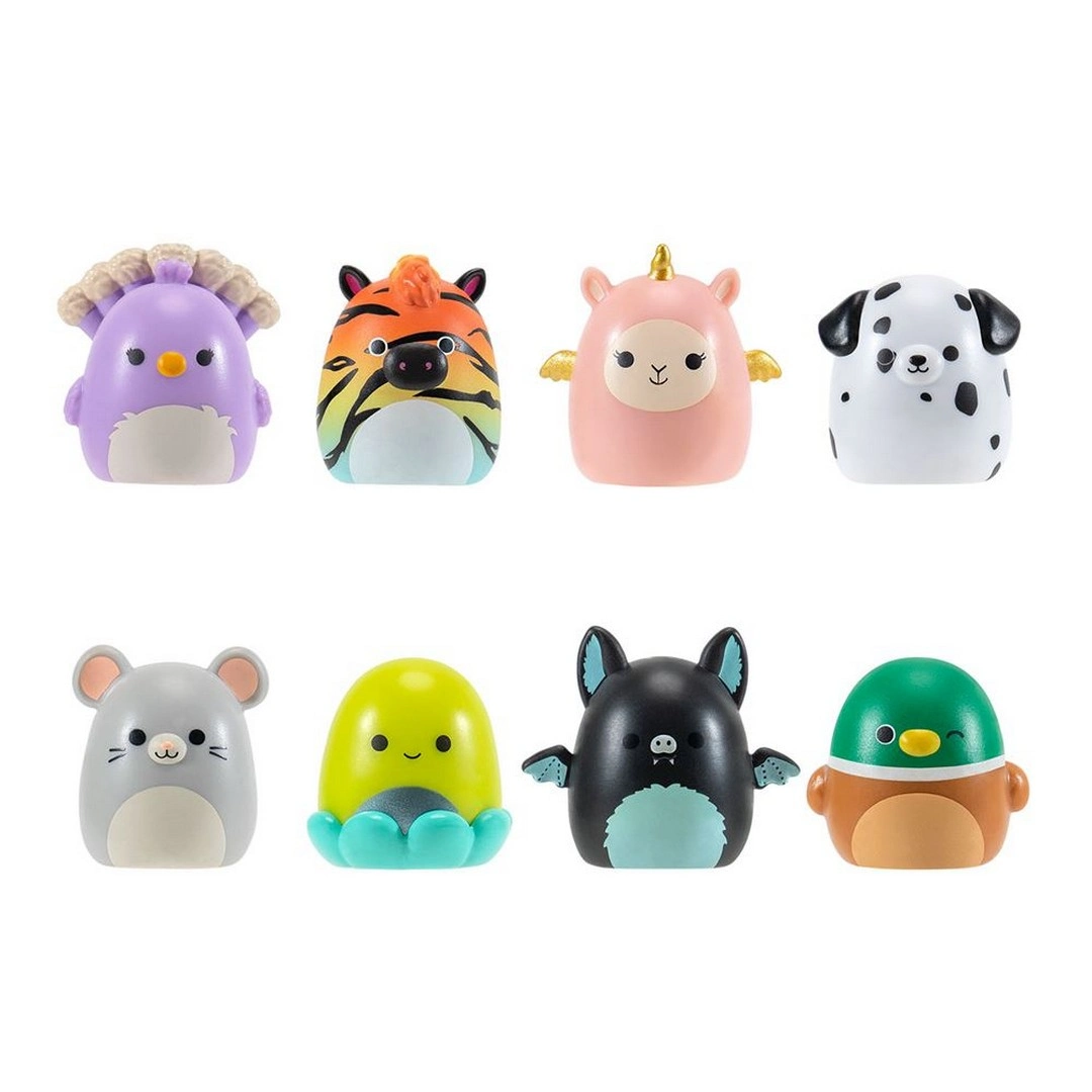 Squish-a-longs 8 Figür + Yüzük Set Seri 1