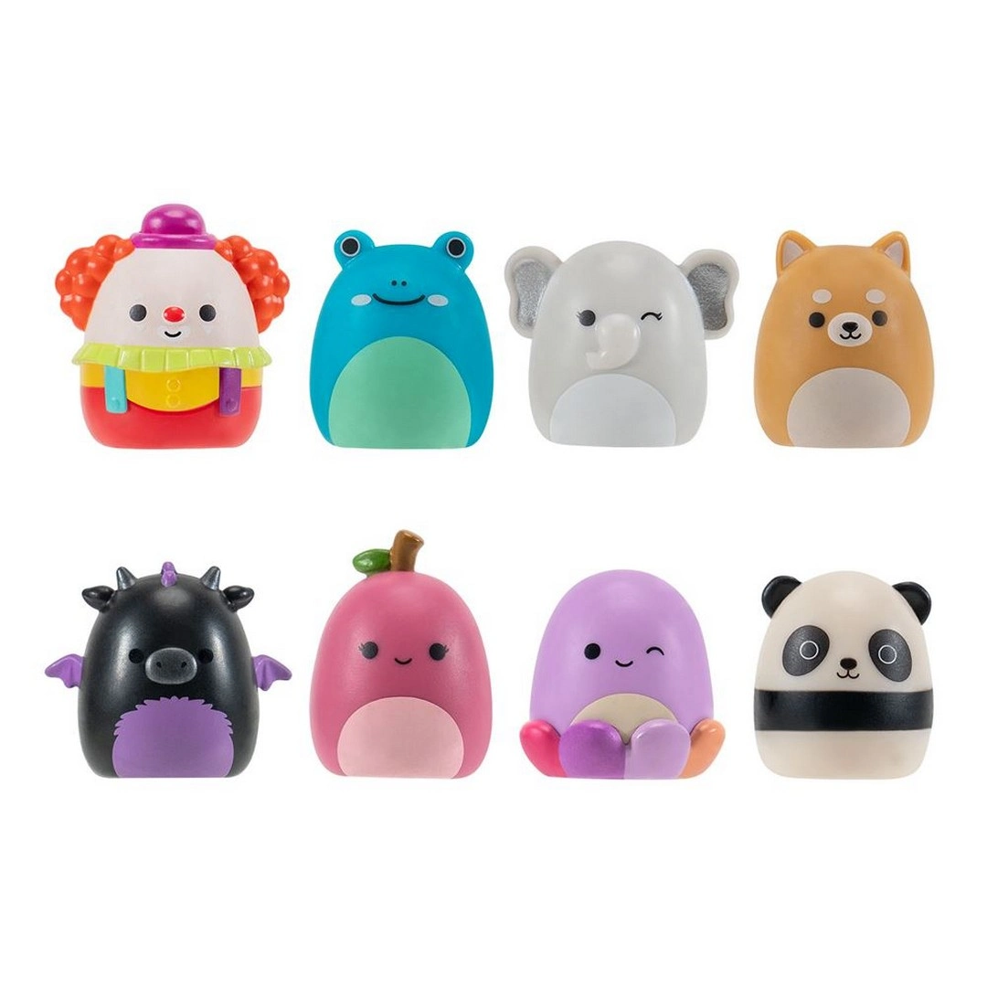 Squish-a-longs 8 Figür + Yüzük Set Seri 1