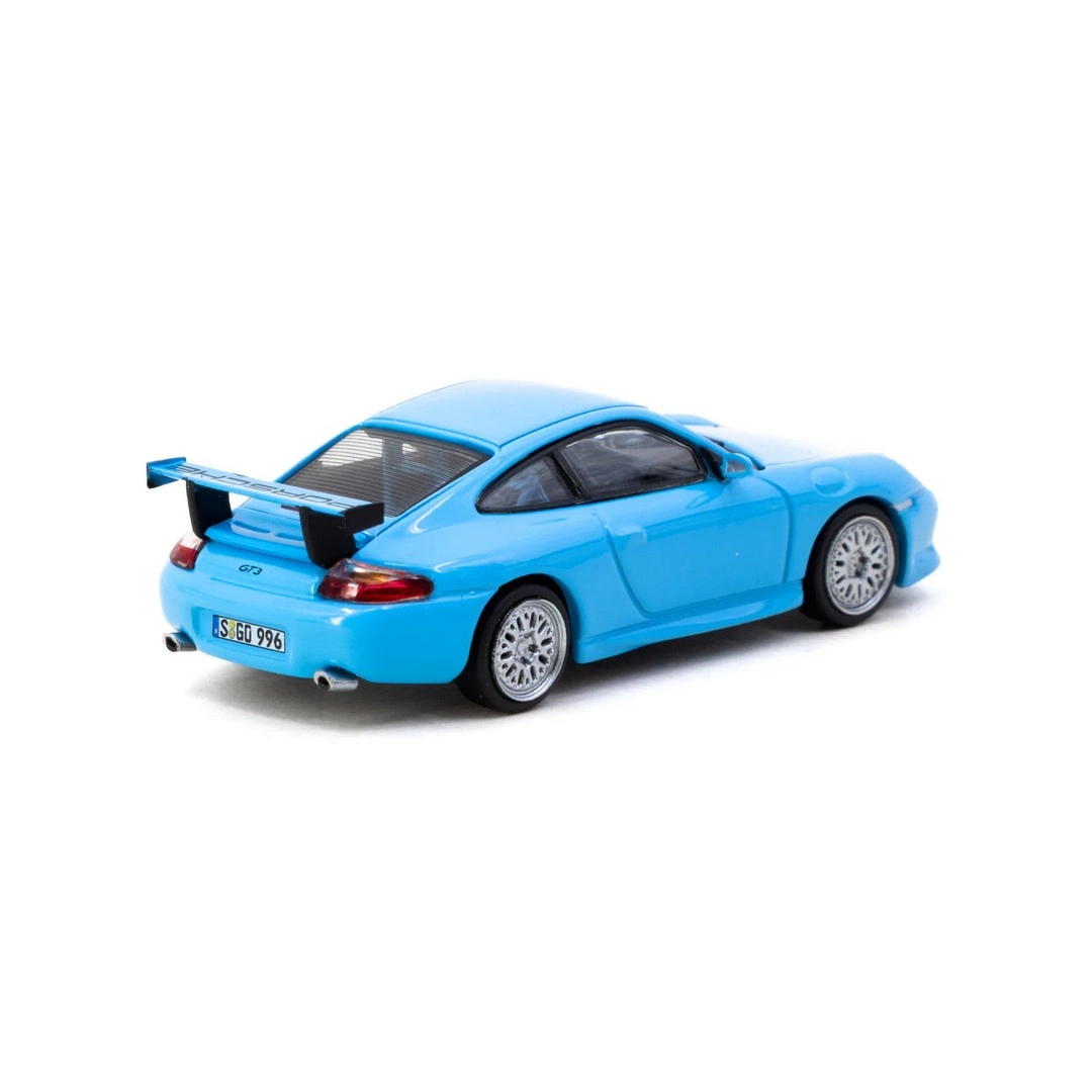 Tarmac Works 1/64 Porsche 911 GT3 (type 996) Light Blue