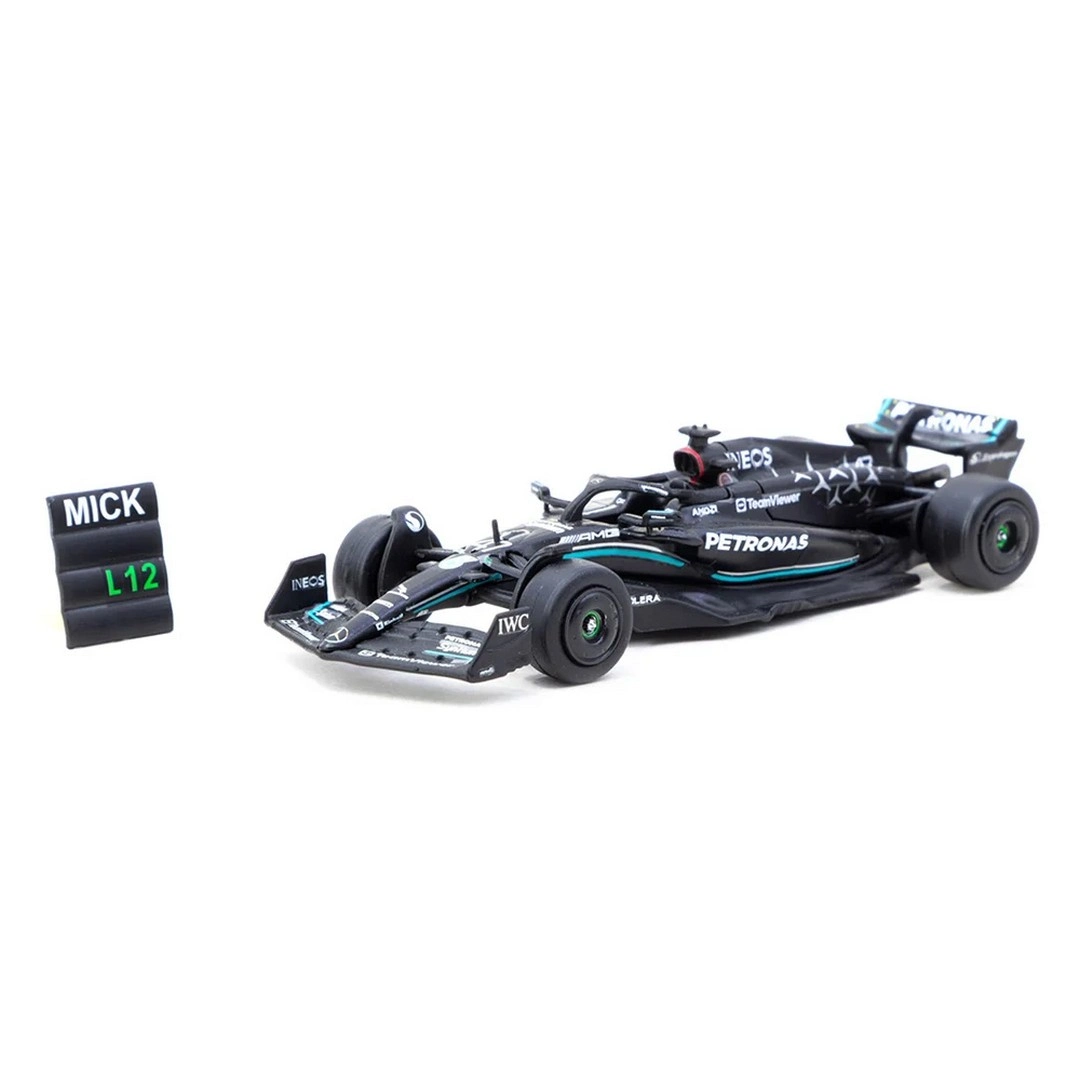 Tarmac Works 1/64 Mercedes-AMG F1 W14 E Performance Spanish Grand Prix Tyre Testing 2023 Mick Schumacher