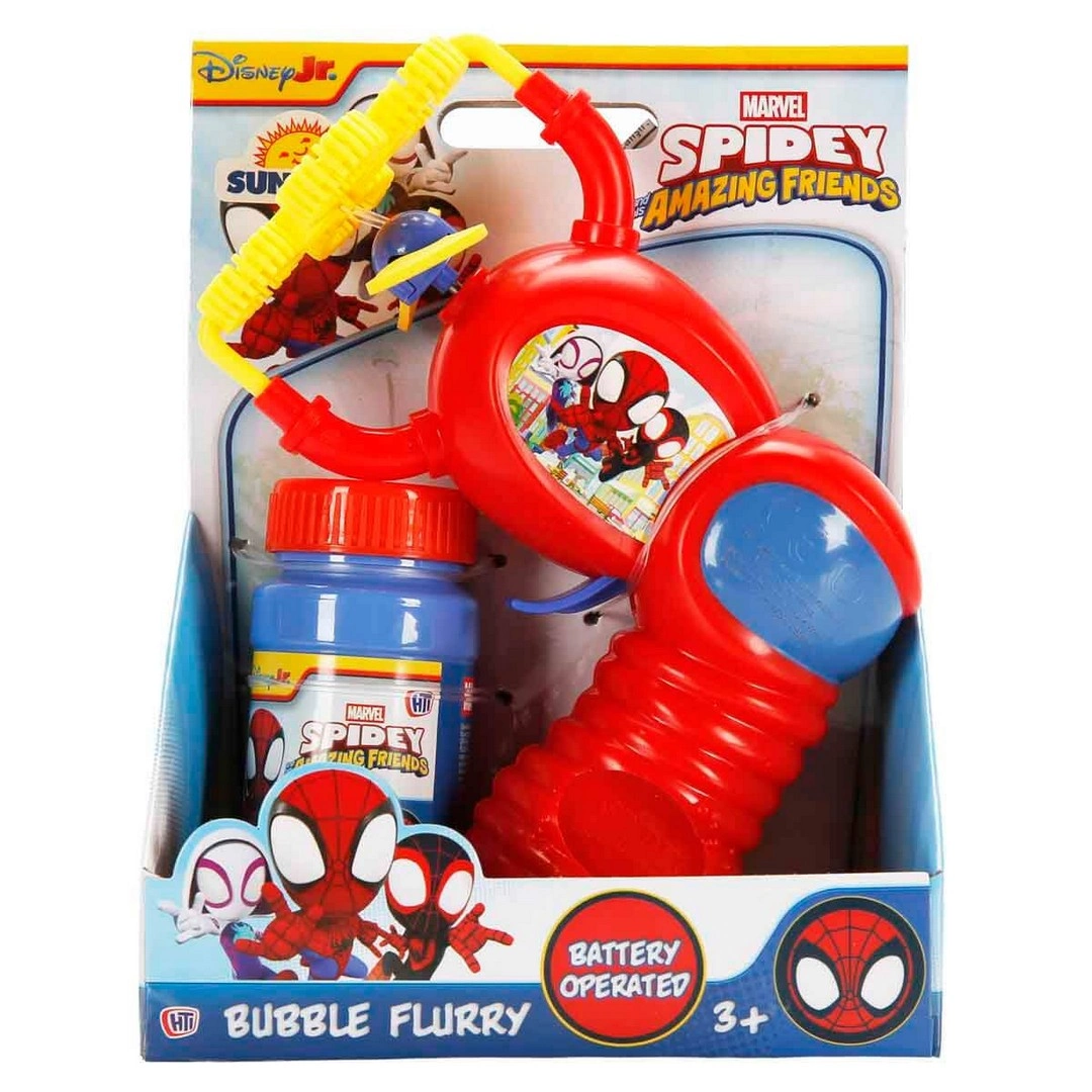 Spidey And His Amazing Friends Bubble Flurry Köpük Tabancası