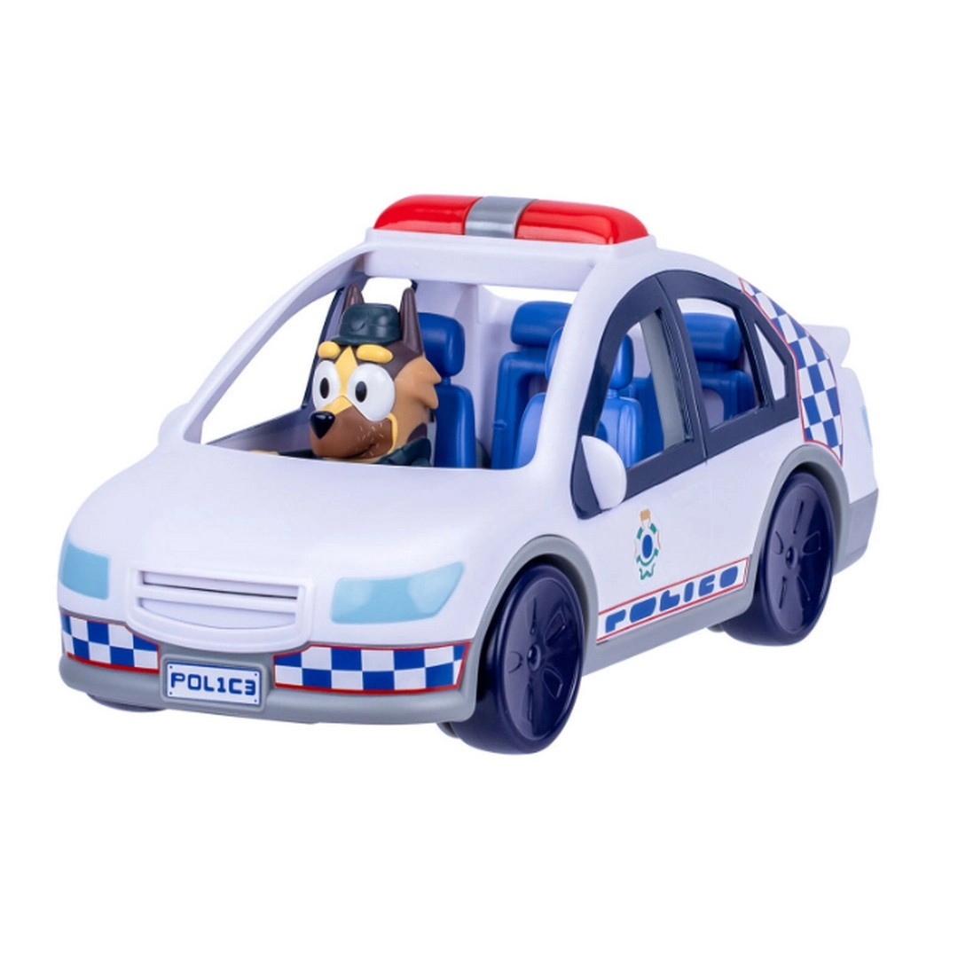 Bluey Sesli ve Işıklı 1 Figürlü Polis Arabası