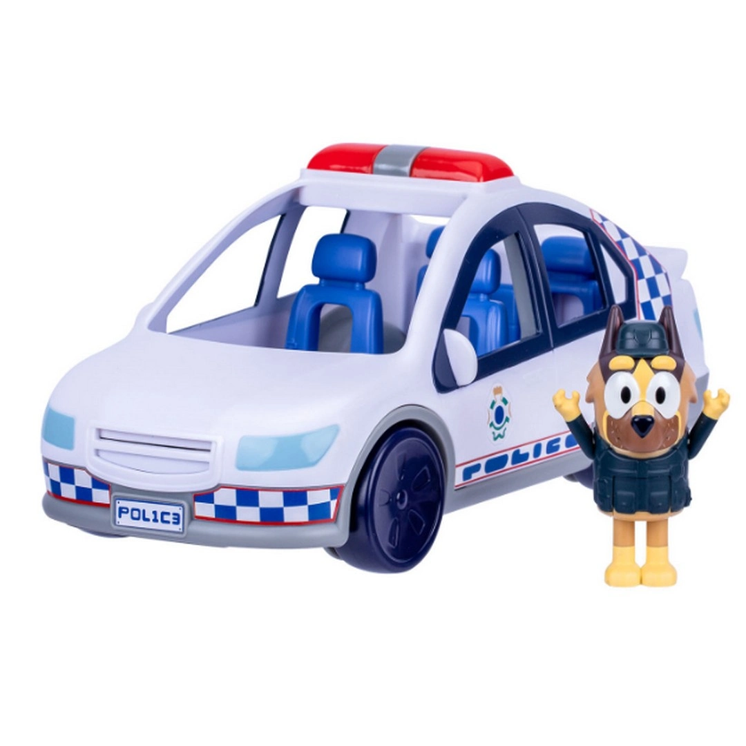 Bluey Sesli ve Işıklı 1 Figürlü Polis Arabası