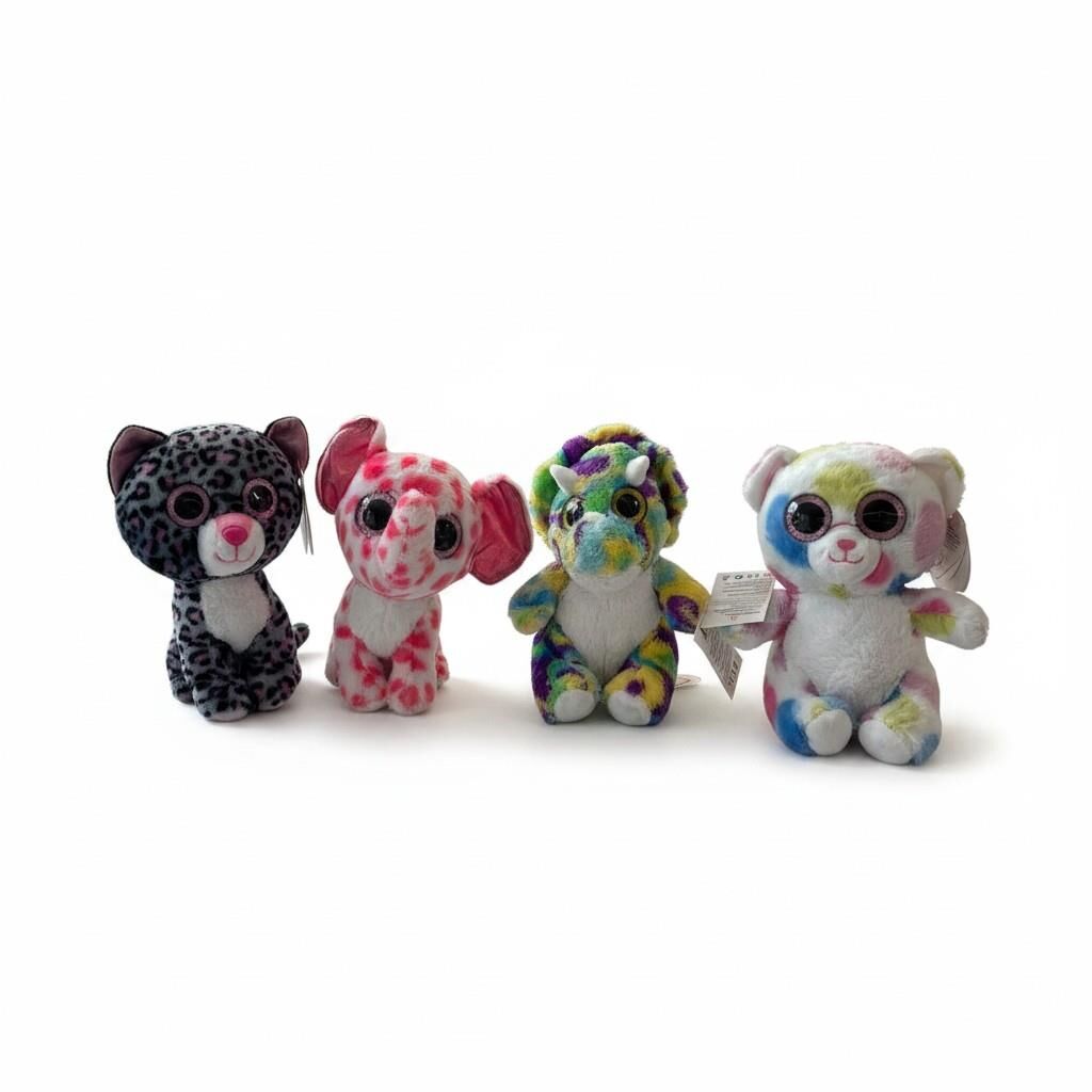 HS14642 PELUŞ ASORTİ KARMA CAM GÖZ 25 CM