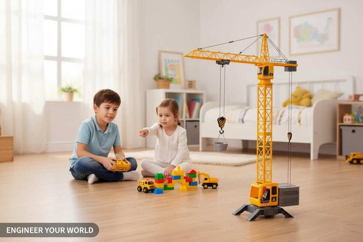 SH5001 2.4G 1:12 UZK.KUM.KULE VİNÇ 9KN IŞK SES-ZRV