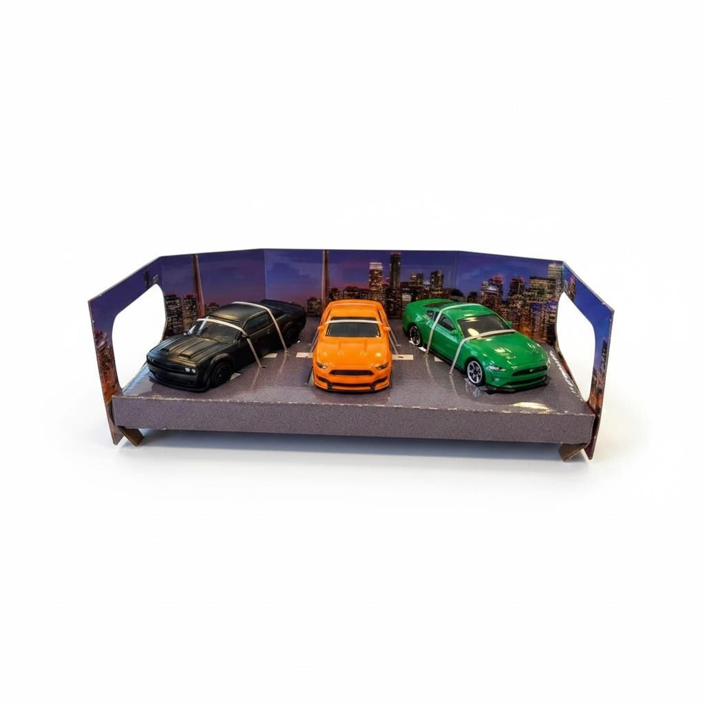 WP6433 MSZ 1/64 DODGE CHALLENGER,FORD MUSTANG-EKN