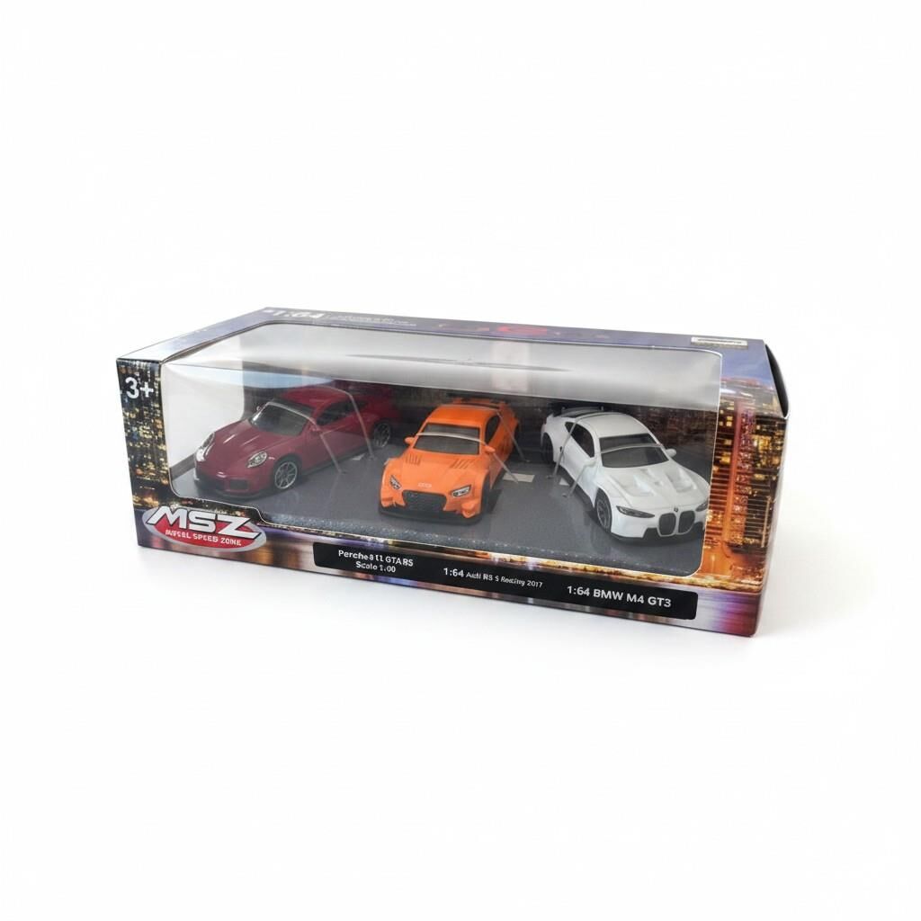 WP6434 MSZ 1/64 PORSCHE 911 GT2 RSAUDİ RS5,BMW-EKN